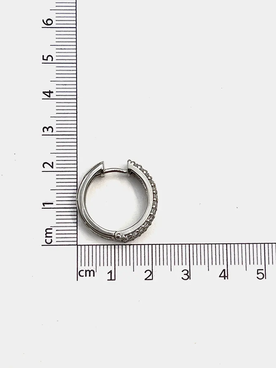 Купить Серьги из серебра с фианитами - Серьги, Серебро - 925 в интернет-магазине кристалл мечты в Москве