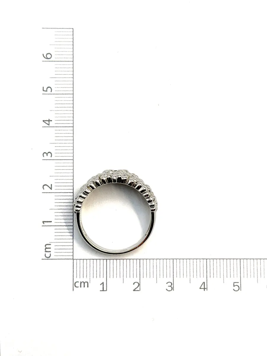 Купить Кольцо с бриллиантами природными, серебро 925, покрытие родий - Кольцо, Серебро - 925 в интернет-магазине кристалл мечты в Москве