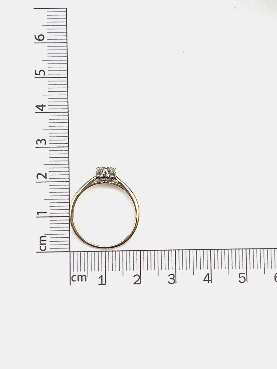 Купить Кольцо из золота с бриллиантом природным - Кольцо, Золото - 585 в интернет-магазине кристалл мечты в Москве